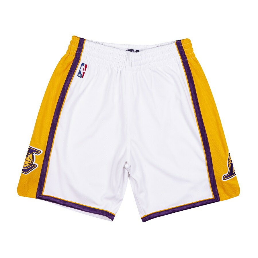 ミッチェル＆ネス ロサンゼルス・レイカーズ 2009-10 オーセティック ショートパンツ （ハーフパンツ） ホワイト / Mitchell & Ness Los Angeles Lakers Authentic Shorts