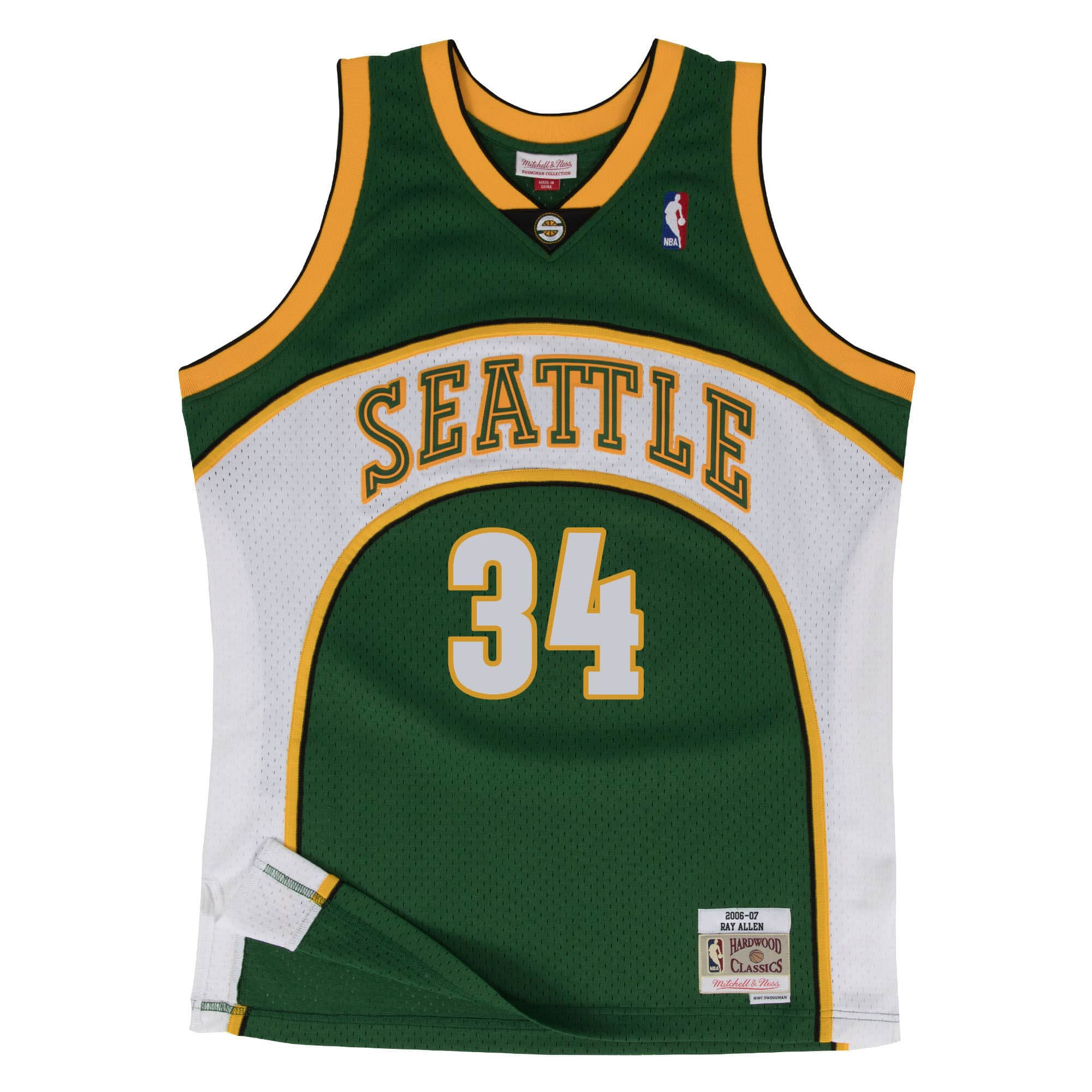 ミッチェル＆ネス NBA シアトル・スーパーソニックス スウィングマン ジャージ レイ・アレン / Swingman Ray Allen Seattle Supersonics 2006-07 Jersey