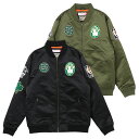 Mithcell & Ness サテンボンバージャケット SATIN BOMBER JACKET ボストン セルティックス Boston Celtics MA-1