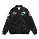 Mithcell Ness サテンボンバージャケット SATIN BOMBER JACKET ダラス マーベリックス Dallas Mavericks MA-1