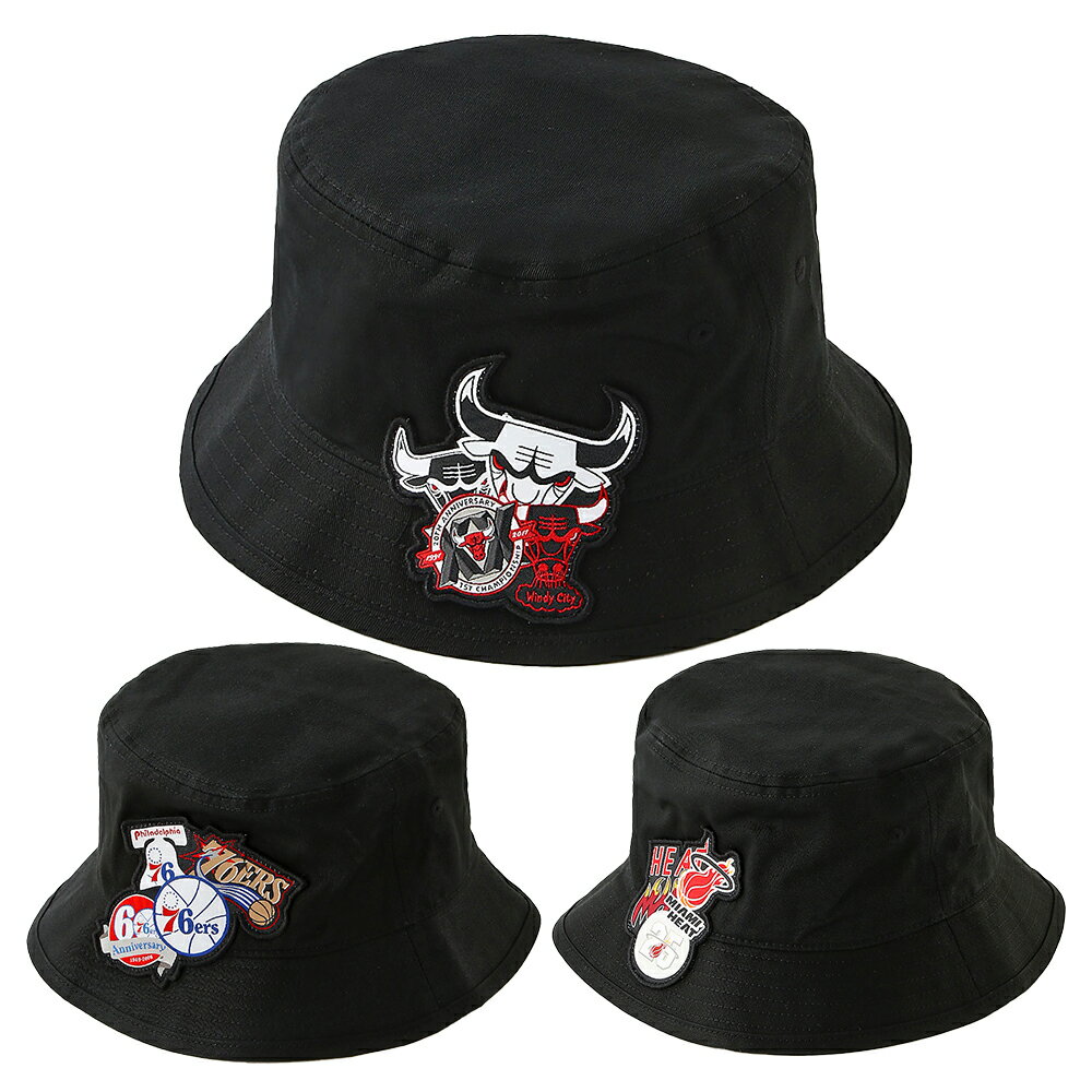 Mithcell & Ness ロゴラップバケット LOGOLAP BUCKET HWC シカゴ ブルズ / Chicago Bulls マイアミ ヒート / Miami Heat フィア セブンティシクサーズ / Philadelphia 76ERS