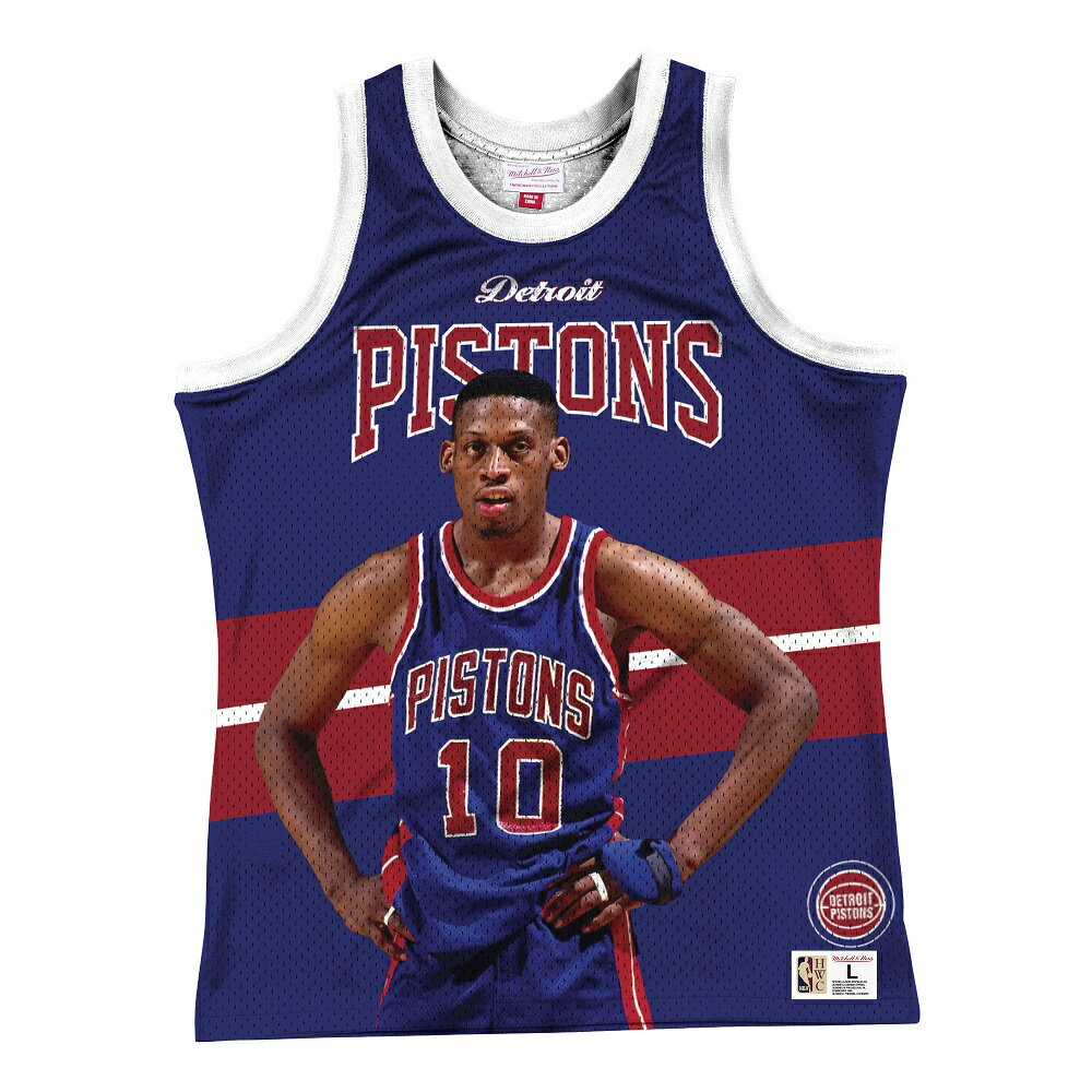 ミッチェル ネス NBA デトロイト ピストンズ デニス ロッドマン Behind The Back ジャージー / Mitchell Ness Detroit Pistons Dennis Rodman Behind The Back Tank