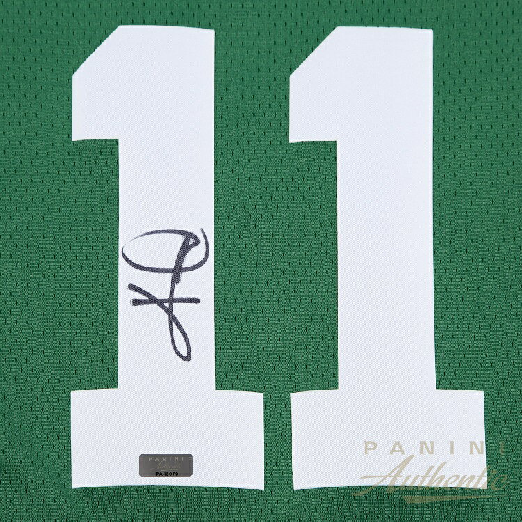 カイリー・アービング 直筆サイン入り ボストン・セルティックス ナイキ ユニフォーム グリーン 【フレームなし】 / Kyrie Irving Autographed Boston Celtics White Nike Swingman Jersey Open Edition Item / Panini NBA メモラビリア