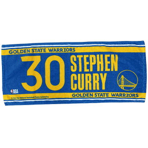 NBA ゴールデン・ステート・ウォリアーズ ステフィン・カリー フェイスタオル / Golden State Warriors Stephen Curry ネーム&ナンバー