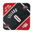 NBA公式 ミニタオル Portland Trail Blazers Damian Lillard 0 ポートランド ブレイザーズ ダミアン リラード 1