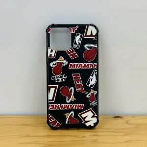 NBA公式 iPhoneハードカバーMiami Heat マイアミ・ヒート / iPhone7 8 SE 12 12Pro 12mini 13 13Proスマホケース