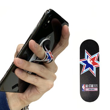 【楽天でしか買えない！】NBA ALL-STAR 2020 CHICAGO スライド式バンカーリング / iPhone Andoroid 落下防止スマホリング