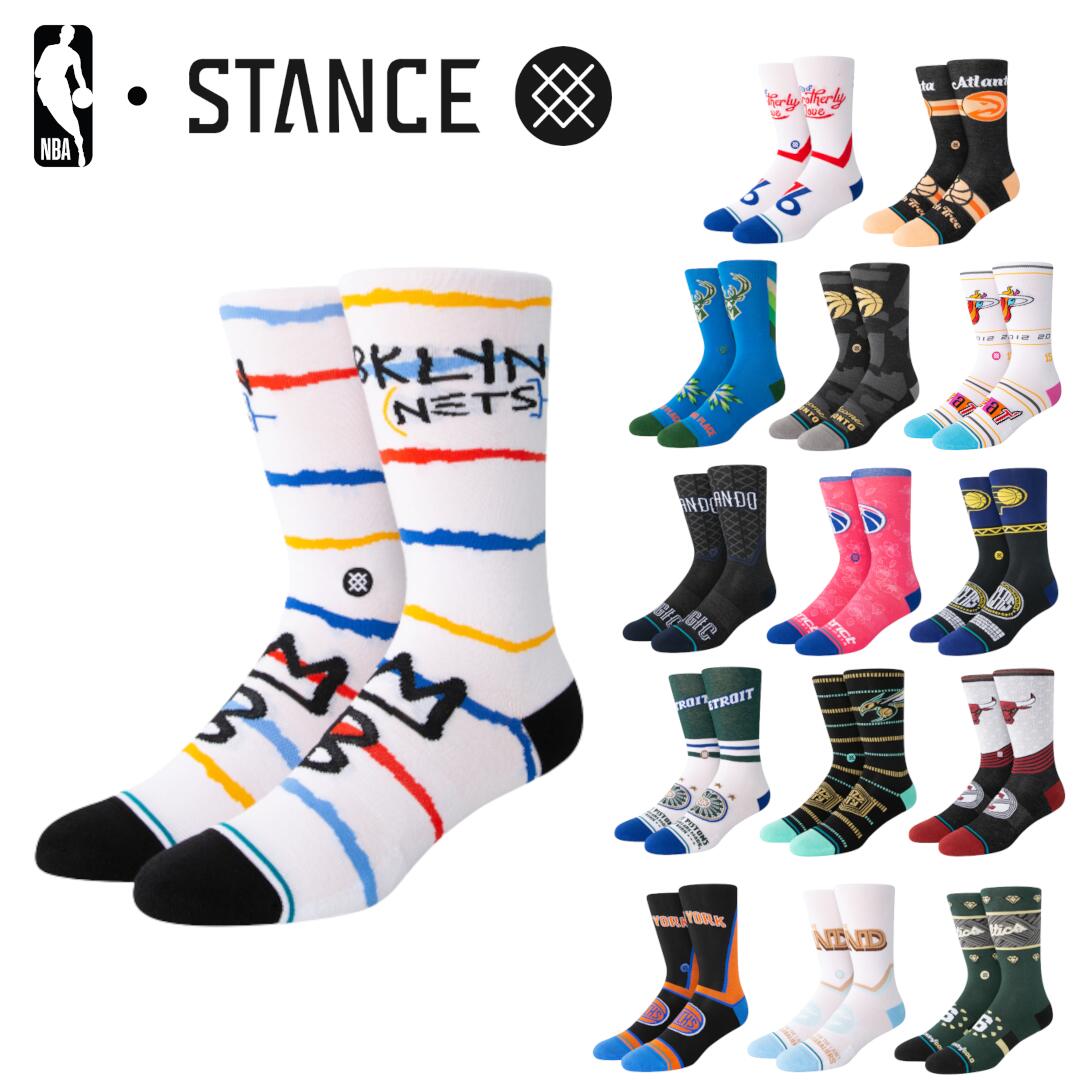 STANCE（スタンス） NBA City Edition 2022 ソックス EASETERN CONFERENCE NBAカジュアルコレクション靴下 バッソク メンズ シティエディション