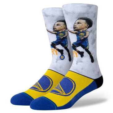 STANCE（スタンス）STEPH BIG HEAD ソックス NBAカジュアルコレクション / ゴールデンステイト・ウォリアーズ ステフィン・カリー バスケットボール バッソク