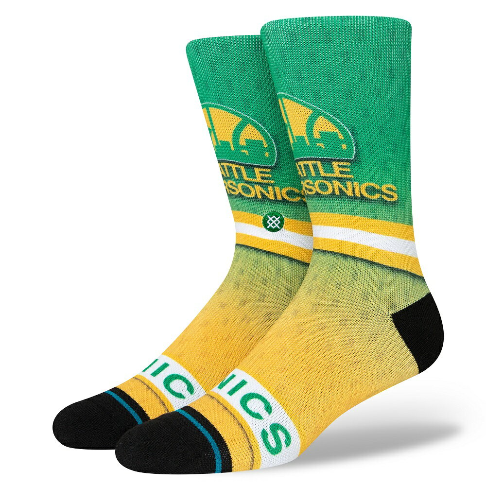 STANCE NBA Hardwood Classic スタンスソックスシアトル スーパーソニックス / Seattle Super Sonics 靴下 メンズ バッソク ギフト プレゼント HWD