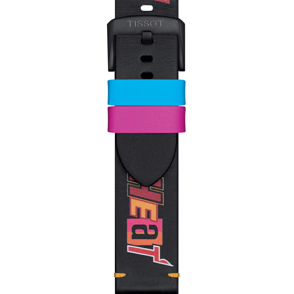 TISSOT NBA レザー ストラップ マイアミ・ヒート　リミテッドエディション 22mm 腕時計 ウォッチ メンズ ギフト プレゼント レザー 革ベルト