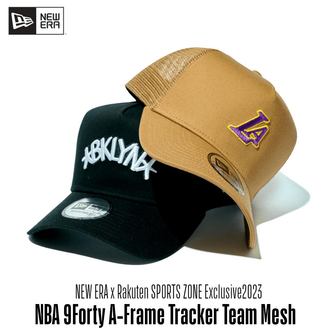 ニューエラ 帽子（メンズ） NEW ERA NBA 9Forty A-Frame Tracker Team Mesh Cap キャップ Los Angeles Lakers Brooklyn Nets ロサンゼルス レイカーズ ブルックリン ネッツ メンズ レディース ユニセックス 帽子 メッシュキャップ