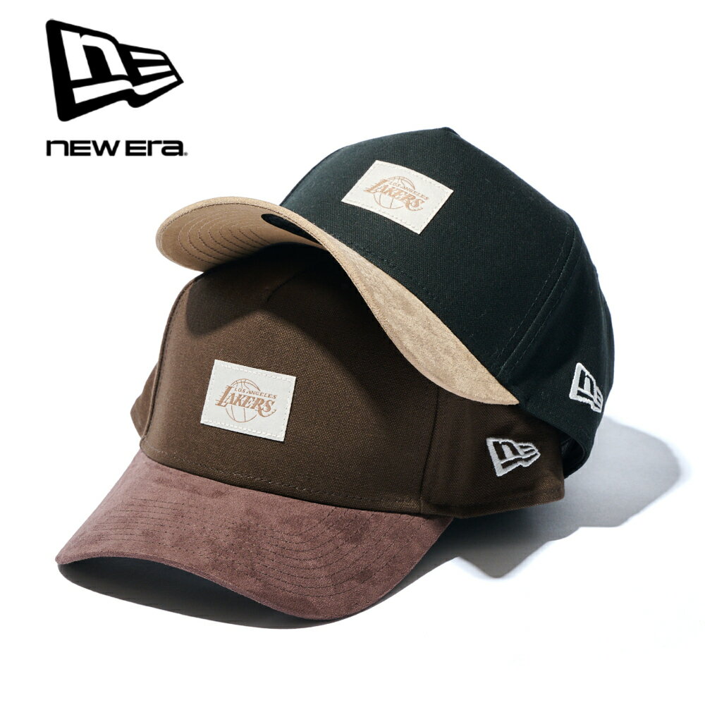 【レビューキャンペーン実施中】【楽天限定】New Era ニューエラ 940 A-Frame Duck Canvas Cap ロサンゼルス レイカーズ Los Angeles Lakers 9Forty A-Frame メンズ ユニセックス 帽子 キャップ 25AW 別注 レビューキャンペーン