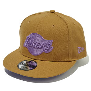 NEW ERA ニューエラ NBA 9Fifty カーキ パープルアンダーバイザー ロサンゼルス レイカーズ / Los Angeles Lakers キャップ 帽子 ユニセックス