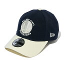 NEW ERA ニューエラ NBA 9Forty A-Frame Navy x Chrome ゴールデン ステート ウォリアーズ / Golden State Warriors キャップ 帽子 ユニセックス