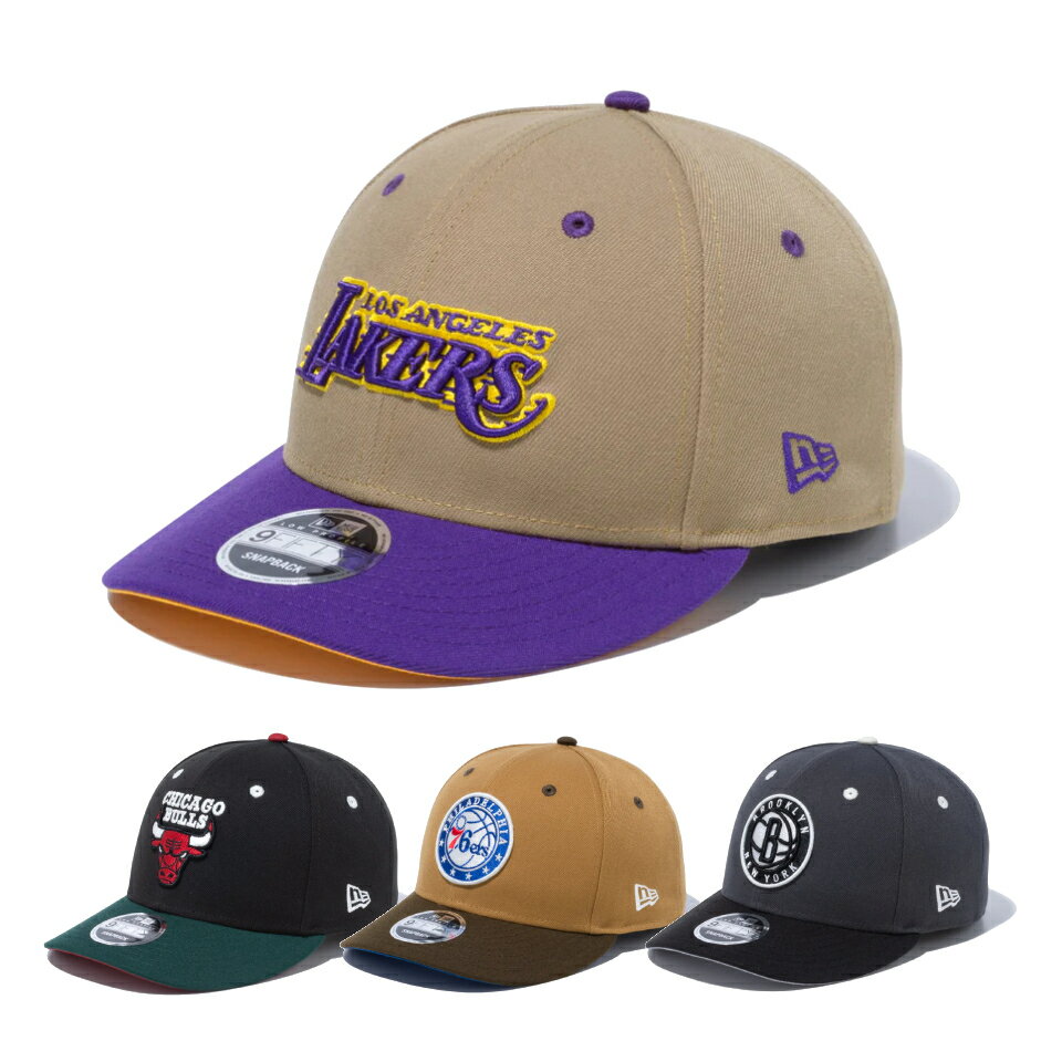 ニューエラ NBAキャップ LP 9FIFTY NBA Color Custom NEW ERA Chicago Bulls Philadelphia 76ers Los Angeles Lakers Brooklyn Nets ブルズ レイカーズ フィラデルフィア シクサーズ ネッツ メ…