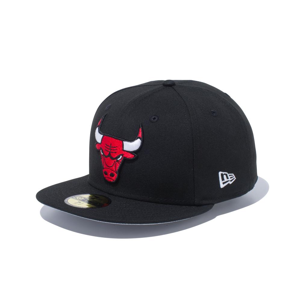 ニューエラ キャップ New Era NBA シカゴ ブルズ ブラック 59FIFTY 帽子 メンズ