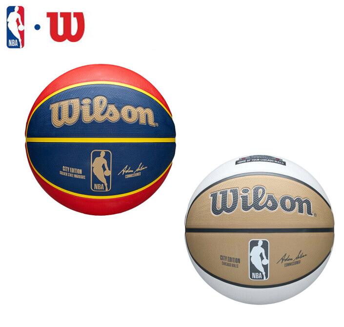 【50%OFFクーポン対象 11.20 20:00〜11.27 1:59】NBA公式 ウィルソン Wilson 2024 NBA TEAM CITY EDITION ICON 7号 ラバー 屋外向けウィルソン CP