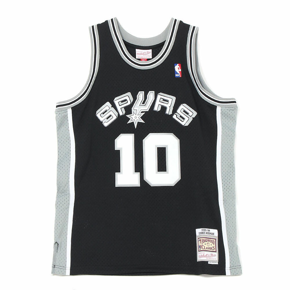 ミッチェル ネス NBA サンアントニオ スパーズ D.Jersey Spurs 1993 D.Rodman スウィングマン ジャージー（ユニフォーム）San Antonio Spurs