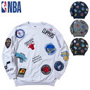 【Off The Court by NBA】NBA チームロゴ スウェット シャツ / 20 Teams Logo Crew Sweat EarlySummerSALE