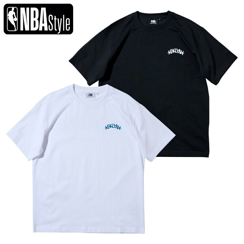 Brooklyn Nets TEAM LOGO ルーズフィット ハーフ Tシャツ ブルックリン ネッツ Eric Haze (エリック・ヘイズ)