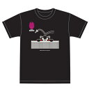 くまもと再春館製薬所バドミントン ひょっこりこつんTシャツくまモンver.