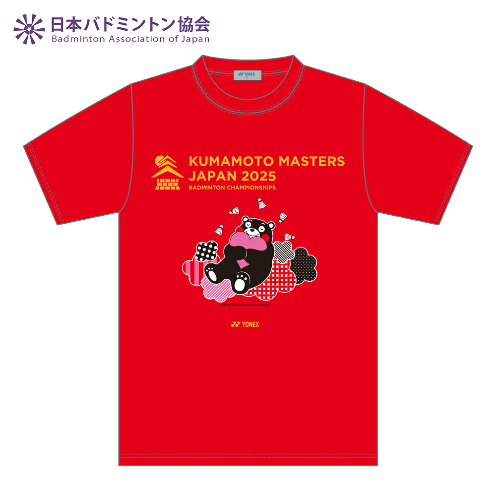 【YONEX】YOB25400　ユニTシャツ フレイムレッド　ヨネックス