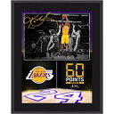 コービー・ブライアント 10.5x13インチ "60 Point Finale" フレーム入りフォトポスター ロサンゼルス・レイカーズ / Kobe Bryant Los Angeles Lakers 10.5" x 13" 60 Point Finale Sublimated Plaque