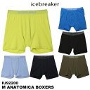 ◎icebreaker(アイスブレーカー) M Anatomica Boxers (アナトミカ ボクサー)