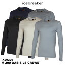 icebreaker(ACXu[J[) M 200 Oasis LS Crew (200 IAVX OX[u N[)