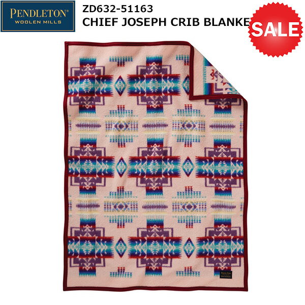 PENDLETON(ペンドルトン) ZD632 Chief Joseph Crib Blanket 19373097 (ピンク)