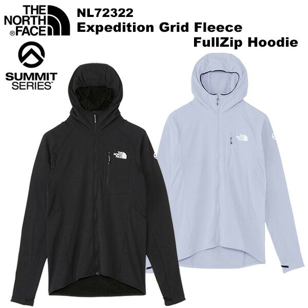 THE NORTH FACE(ノースフェイス) 【SUMMITシリーズ】Expedition Grid Fleece Full Zip Hoodie(エクスペディショングリッドフリースフルジップフーディ) NL72322