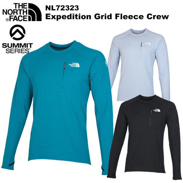 THE NORTH FACE(ノースフェイス) 【SUMMITシリーズ】Expedition Grid Fleece Crew(エクスペディショングリッドフリースクルー) NL72323