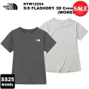 ◎THE NORTH FACE(ノースフェイス) 【2025春夏モデル】S/S FLASHDRY 3D Crew(WOMENS)(ショートスリーブフラッシュドライスリーディークルー) NTW12204(4)
