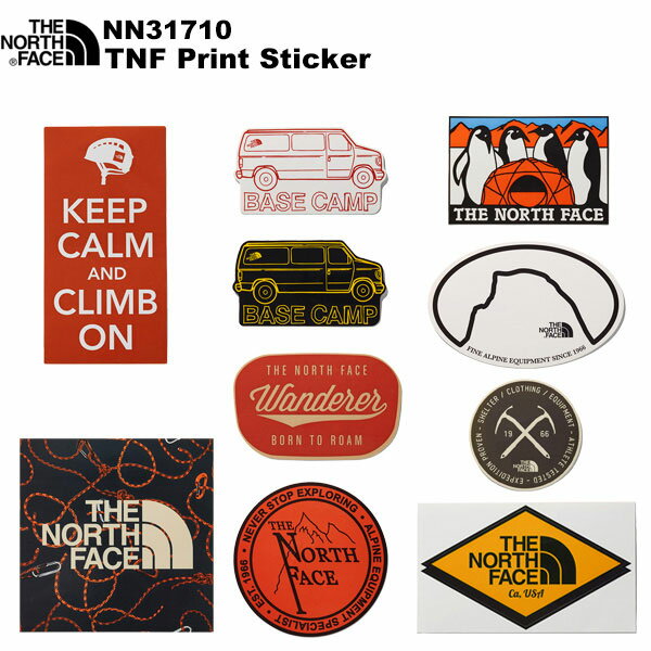 THE NORTH FACE(ノースフェイス) TNF Print Sticker (TNFプリントステッカー) NN31710