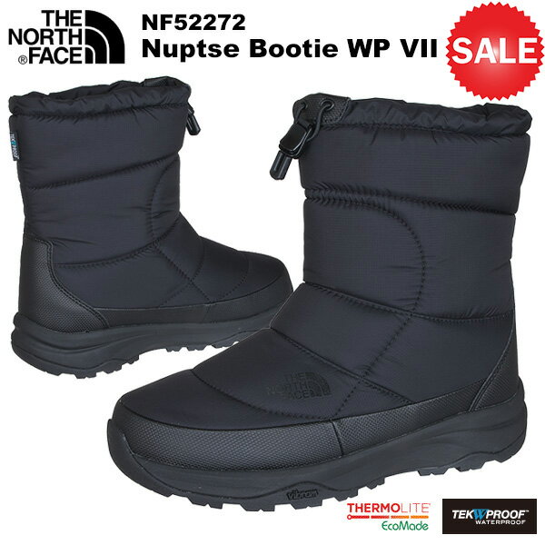 THE NORTH FACE(ノースフェイス) Nuptse Bootie WP VII (ヌプシブーティーウォータープルーフVII) カラー/BK 2023モデル