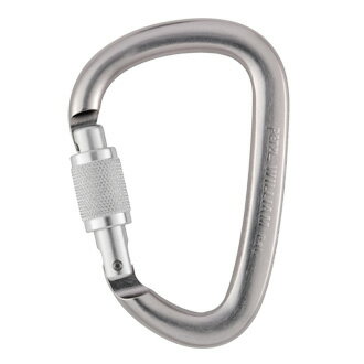 大型のカラビナがあると便利な場面は多くあります。大きな洋ナシ型の形状は、シングルまたはダブルロープのイタリアンヒッチでのビレイや懸垂下降に適しています。また複数のロープやスリングをクリップでき、ビレイポイントでも便利です。 ・キーロックシステム採用で操作する時に他の器具にひっかかることがありません ・カラビナがロックされていないと、赤い警告表示が見えます ■重　量：88g ■破断強度： 縦軸/25kN オープンゲート/7kN 横軸/7kN ■ゲート開口幅：25mm ■重　量：85g ■破断強度： 縦軸/27kN オープンゲート/8kN 横軸/8kN ■ゲート開口幅：28mm　