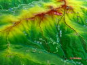 実際の地形の起伏を忠実に再現しています。 登山の記念や観光の記念に、お仲間との登山の記念に、また、お世話になった方へのプレゼントに喜ばれる一品です。 ※多数ご注文ご希望の場合は、お問い合わせください。 ■サイズ：2L判(18×13cm) ■重　量：20g ■付属品：卓上フォトスタンド　