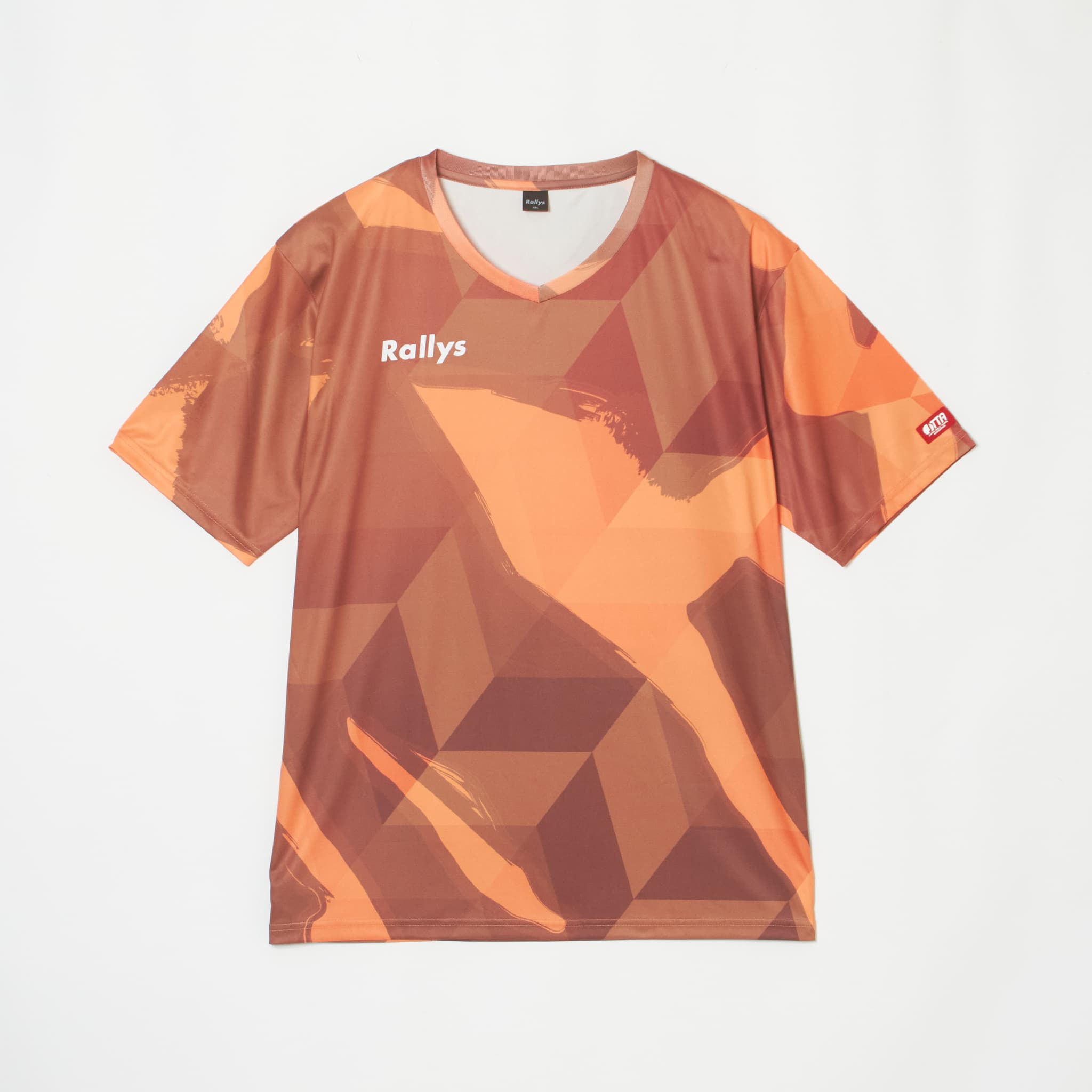【Rallys】ラリーズ Rallys エーリオシャツ（サンセット）｜公式戦で使える卓球ウェア