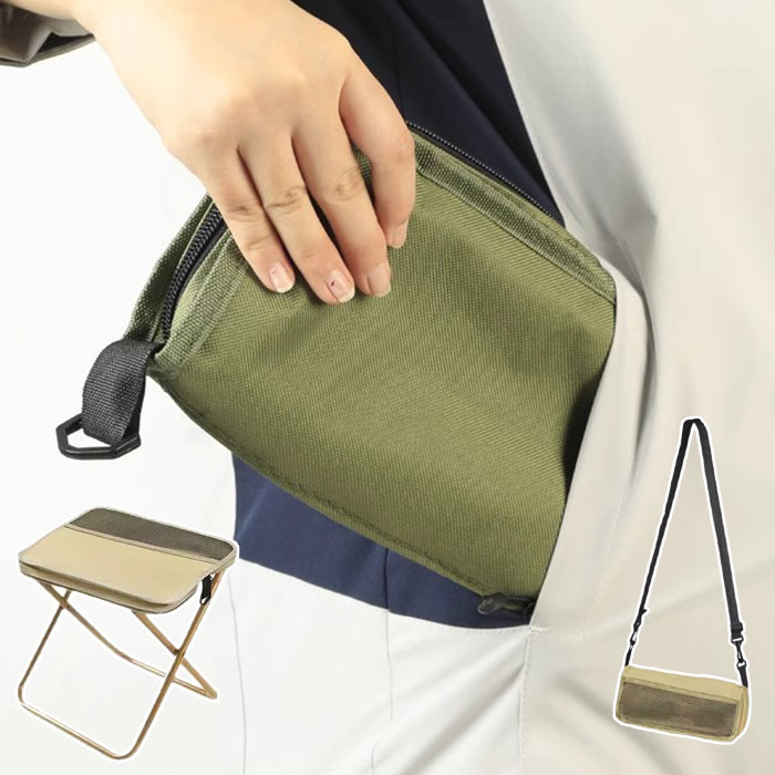 災害非常用 地震 避難対策グッズ リュック イス アウトドア チェア 折りたたみ椅子 キャンプ 椅子 折り畳みいす コンパクト折りたたみチェア ミニチェア 収納袋一体式 小さい コンパクト 軽量 小型 休憩 簡単組立 瞬間収納 アルミ合金 イベント 携帯椅子