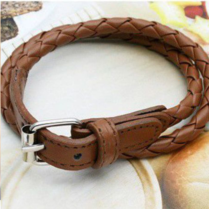 ベルトブレスレット 編み腕ベルト式ブレスレット(3色) ベルトブレスレット