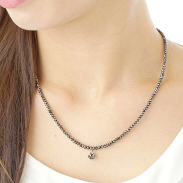 PT900 プラチナ ブラックダイヤモンドペンダント 揺れる ブラックダイヤペンダント AAA ダイヤモンド シルバーネックレス付き メンズ&レディースジュエリー 1ct