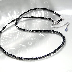 K18WG ホワイトゴールド ブラックダイヤモンドネックレス20カラット グレードAAA 安心ダブルワイヤー使用 レディース メンズ ジュエリー ギフト 4月誕生石 プレゼント 誕生日 記念日 有名人着用 シンプル スライドチエーン キラキラ輝く ブラックネックレス