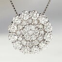 Pt900プラチナダイヤモンドペンダント 豪華1.4カラットアップ ダイヤ31個 ファッション ジュエリー アクセサリー レディース ペンダント ギフト
