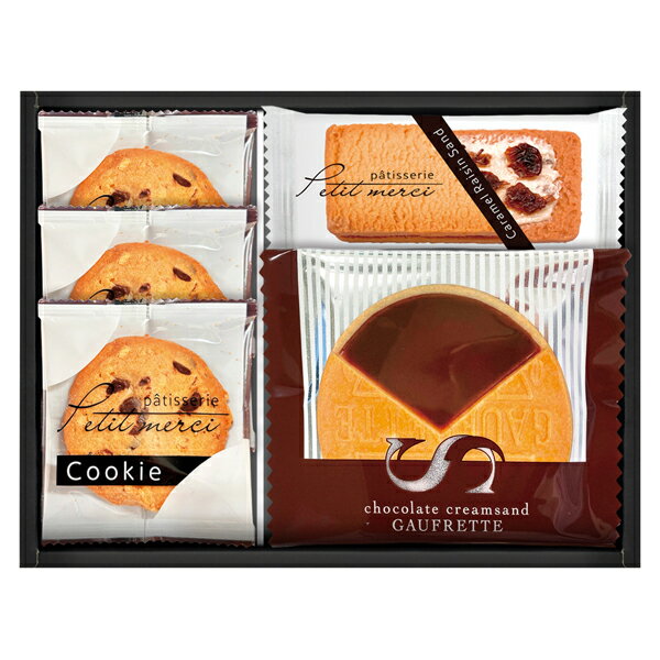 キャラメルレーズンサンド&ざっくりクッキー・ゴーフレット詰合せ PM-10(ギフト　引き出物　引出物　快..