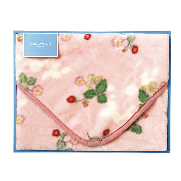 ウェッジウッド ワイルドストロベリー アクリルひざ掛け ピンク(ギフト　引き出物　引出物　快気祝い　結婚式　内祝い　お返し　引越し　ご挨拶　香典返し)