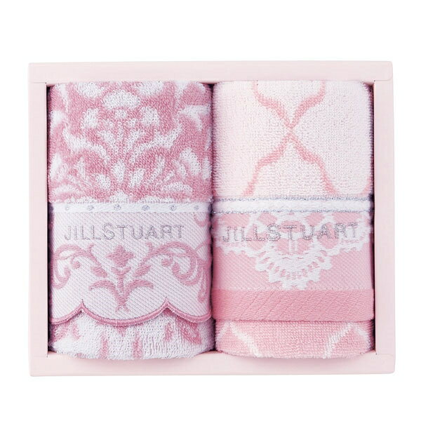 ジルスチュアート ブルームオーナメントフェイスタオル2P(ギフト　引き出物　引出物　快気祝い　結婚式　内祝い　お返し　引越し　ご挨拶　香典返し)