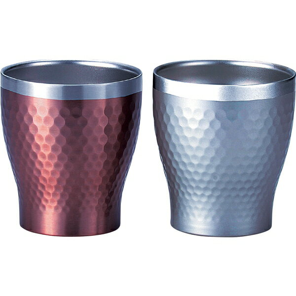 リュクス ペアメタルサーモロックカップ(ギフト　引き出物　引出物　快気祝い　結婚式　内祝い　お返し　引越し　ご挨拶　香典返し)