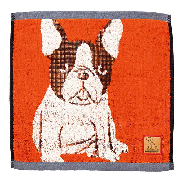 ワンダフルピース ラブアイズ キャリータオル フレンチ・ブルドッグ(ギフト　プレゼント　内祝い　御祝　お返し　ご挨拶　御誕生日　出産祝い　愛犬家　犬柄　アニマルプリント　動物　わんちゃん　かわいい)