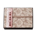 大阪泉州の毛布 ジャカード織カシミヤ入りウール毛布(毛羽部分)